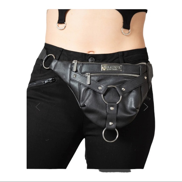 KILLSTAR UNCHAINED WAIST BAG BLACK NWT - Picture 5 of 6